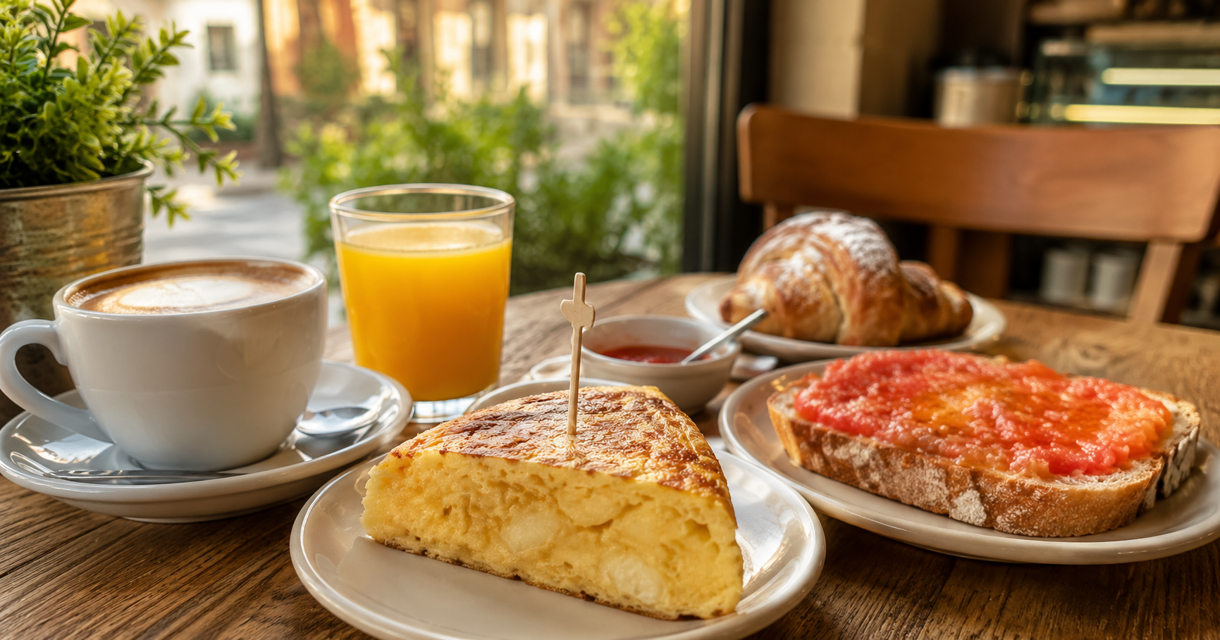 Desayunos en Romayka de David Aguilar, restaurante cafetería en Pinto